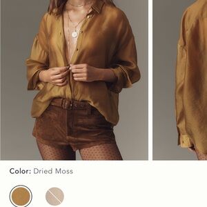 Stylish Dried Moss Blouse